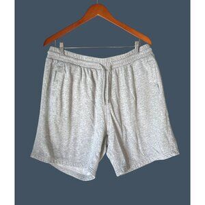 H&M Mens Gray Regular Fit Jersey Shorts Size XL